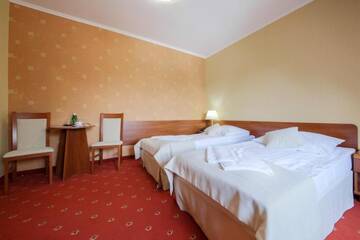 Фото номера Двухместный номер с 2 отдельными кроватями Отель Dwór Bogucin Hotel&amp;Restauracja г. Bogucin 4